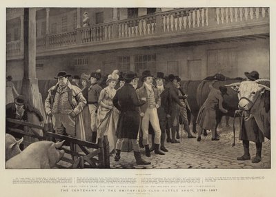 De Eeuwfeest van de Smithfield Club Vee Show, 1798-1897 door Charles Green